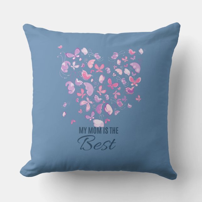 Coussin Ma mère est le meilleur cadeau de maman (Recto)