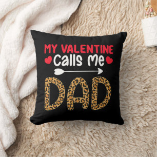 Coussin Ma Saint Valentin M'Appelle Papa Leopard Buffalo P