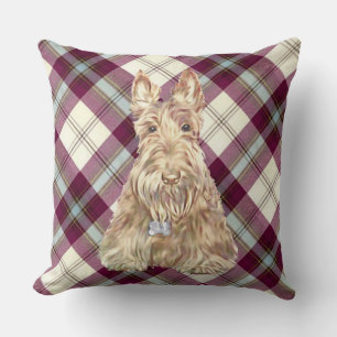 Coussin MacClean Tartan Scottie