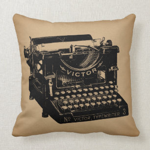 Coussin Machine à écrire d'époque