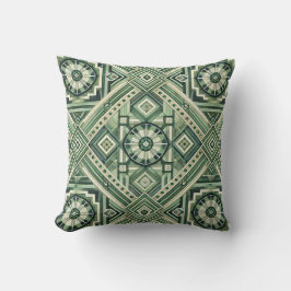 Coussin Machine verte