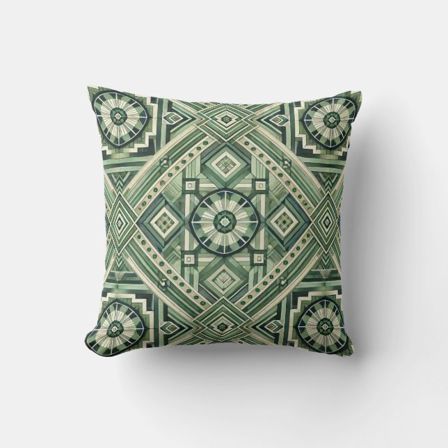 Coussin Machine verte (Recto)