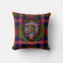 MacPherson Clan écossais Tartan & Crest