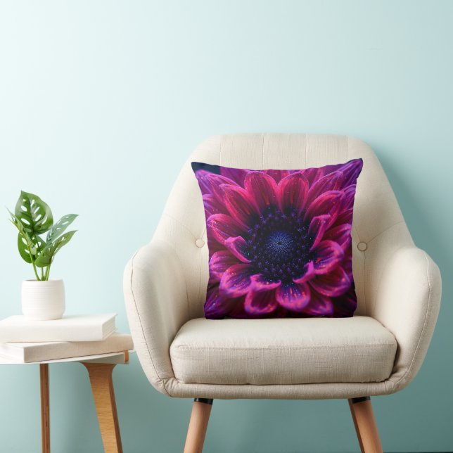 Coussin Macro Fuchsia Nebula (Chaise)