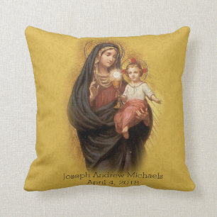 Coussin Madame de la communion bénie de Mary Jésus de