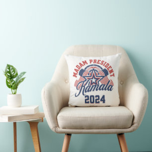Coussin Madame la Présidente Kamala Harris 2024
