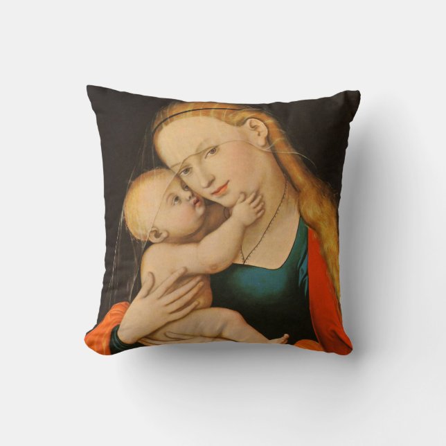 Coussin Madone et Enfant (Recto)