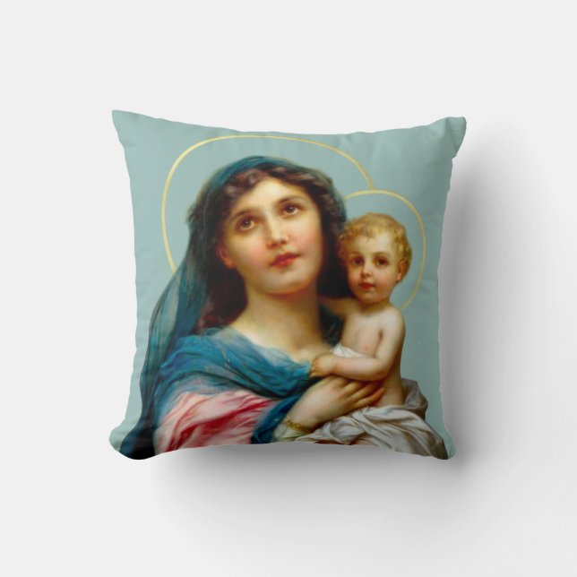 Coussin Madone et Enfant (Recto)