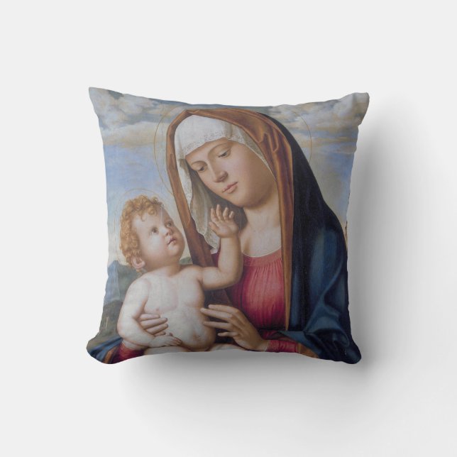 Coussin Madone et Enfant (Recto)