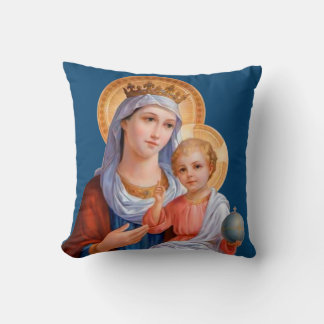 Coussin Madone et Enfant