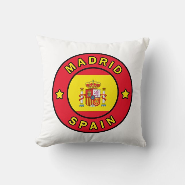 Coussin Madrid Espagne (Recto)