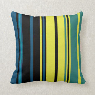 Coussin Mag Green Multi Stripes