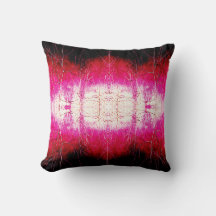 Magenta Blanc Rouge Noir symétrique Art Abstrait