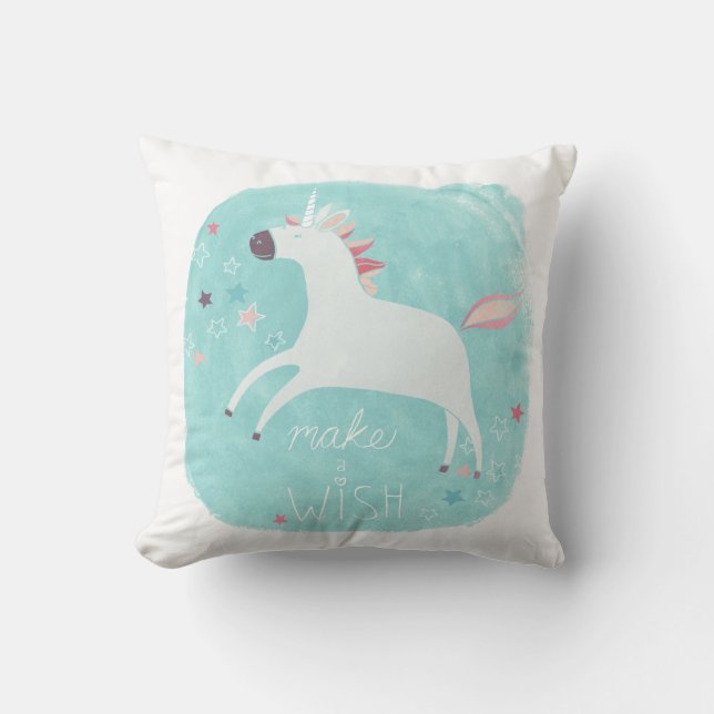 Coussin Magic Unicorn Squad - Faites un voeu (Recto)