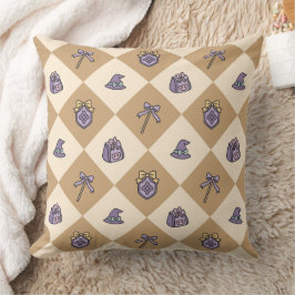 Coussin Magical Girl Gold Checkered