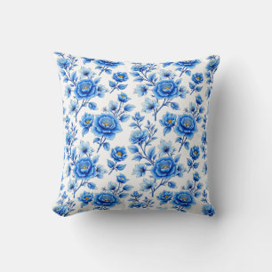 Coussin Magie Bleue et Blanche