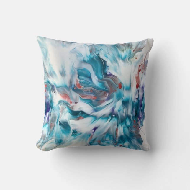 Coussin Magie sarcelle (Recto)