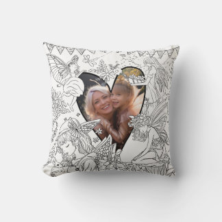 Coussin magique fée personnalisé avec photo - Ajou