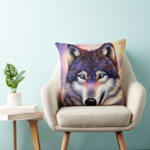 Coussin Magnificence Masculine du loup
