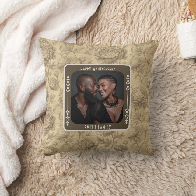 Coussin Magnifique 50E Anniversaire Du Mariage Keepsaké (Couverture)