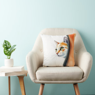 Coussin Magnifique Aquarelle tendance Collection de chats