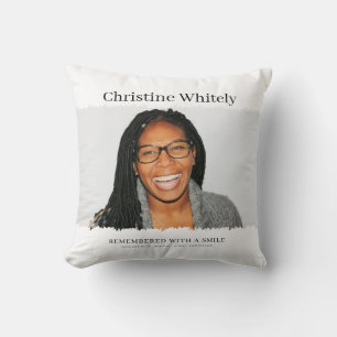 Coussin Magnifique Cadeau de Souvenir de Photo à la Mémoir