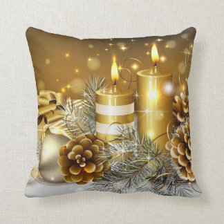 Coussin Magnifiques Cartes de Noël Or, Cadeaux