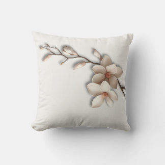 Coussin  Magnolia Flower Minimalist Zen