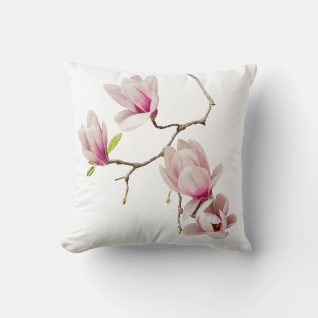 Coussin Magnolia White (Recto)
