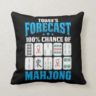 Coussin Mah Jong Boardgame Lover