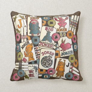 Coussin Mah Jongg Jokers