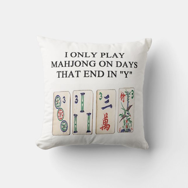 Coussin mahjong (Recto)