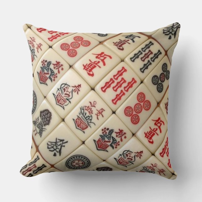 Coussin Mahjong (Recto)