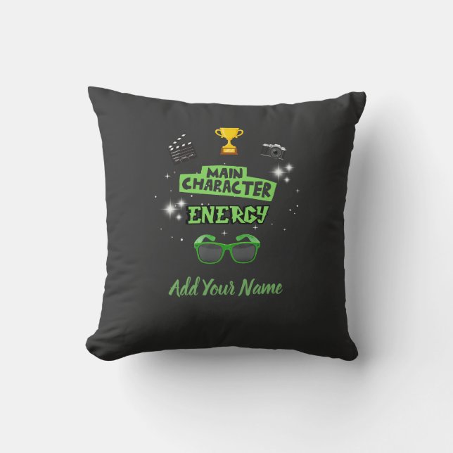 Coussin Main Character Throw Pillow (Recto)