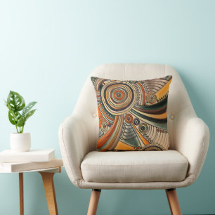 Coussin Main Tirée Par EDDArt - Thoughts 1