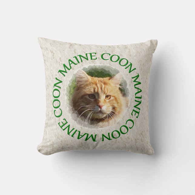 Coussin maine coon (Recto)