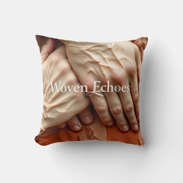 Coussin Mains Échos Tissés (Recto)