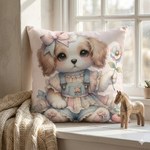 Coussin Maison de campagne mignonne et kawaii au style chi