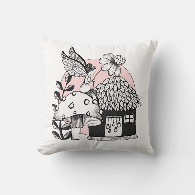Coussin Maison de Fairy et Fairy (Recto)