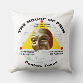 Coussin Maison de Prin Fasthouse Rabbits PoPo Denton Texas