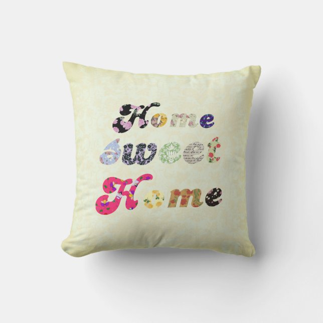 Coussin Maison douce à la maison (Recto)