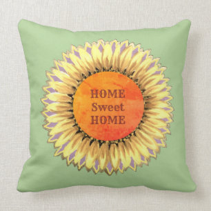 Coussin Maison Douce Maison Tournesol