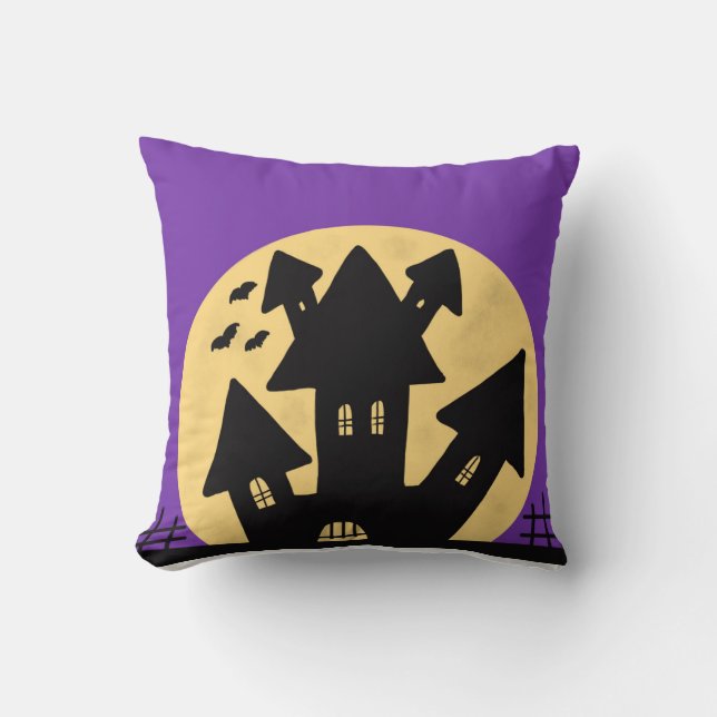 Coussin Maison hantée (Recto)