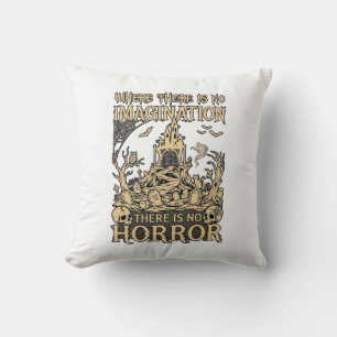 Coussin Maison Hantée Halloween Horreur Imagination Cimeti
