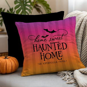 Coussin Maison Hantée Maison Douce Personnalisée Halloween