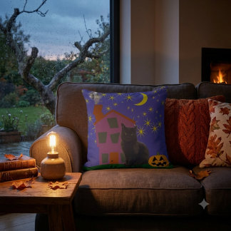Coussin Maison hantée personnalisable