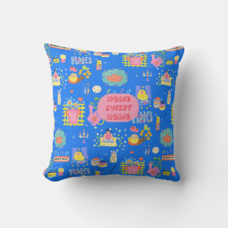 Coussin Maison personnalisée Sweet Home