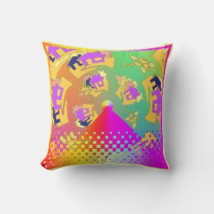 Coussin Maisons autour de la place