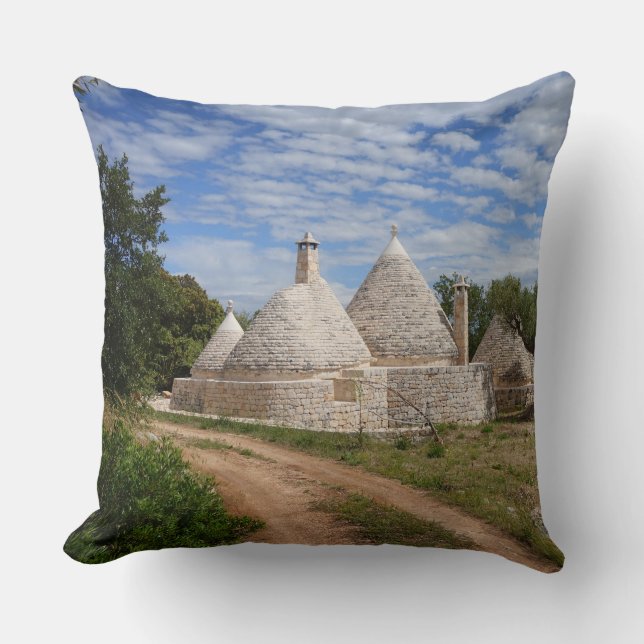 Coussin Maisons de Trulli en Puglia/Pouilles (Recto)
