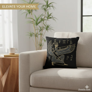 Coussin Majestic Ankh Golden Royal Amulet